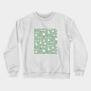 Moon love pattern Crewneck Sweatshirt